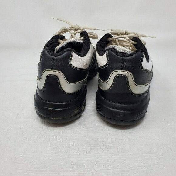 NIKE DURASPORT SMU 317682-102 MEN'S LEATHER SOFT SPIKES GOLF SHOES SIZE 10.5 - Picture 6 of 12